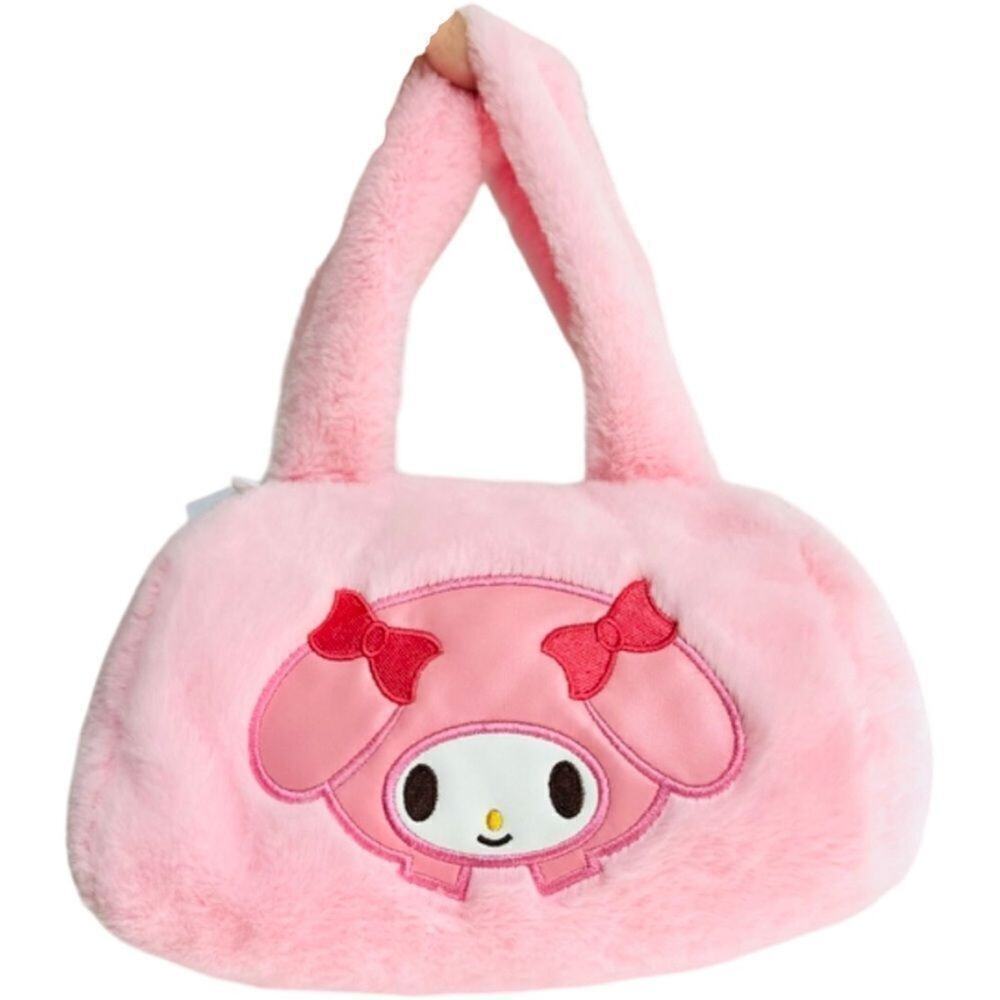 My Melody Pink Plush Crossbody Handbag - Picture 4 of 6